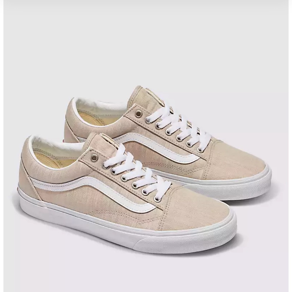 VANS Old Skool Summer Linen Shoes, NWOT